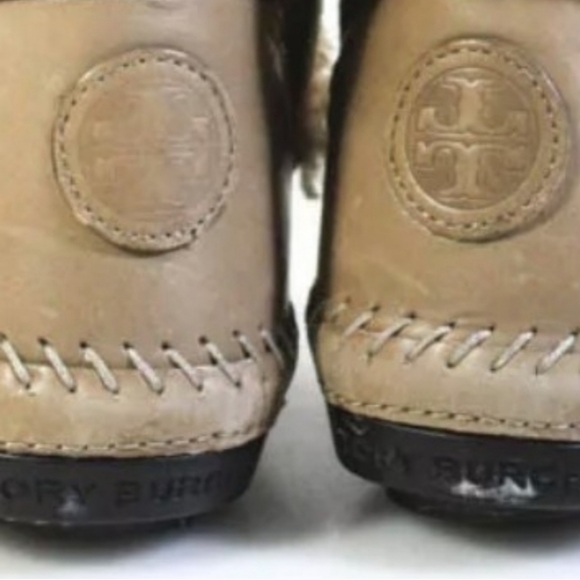 Tory Burch Suede Round Toe Mid Calf Boots women's 10 - Picture 6 of 6